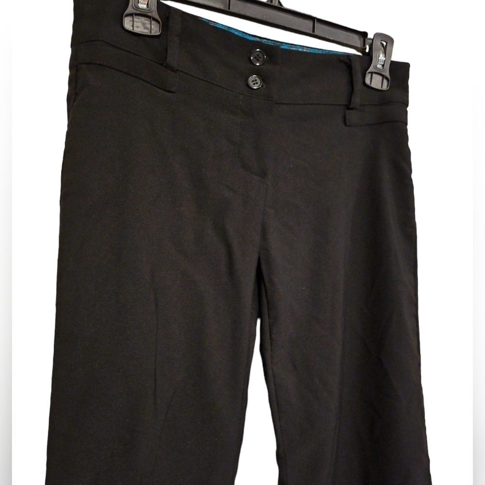 Luv Me More black 79% polyester 18% Rayon 3% Spandex Dress Pant, Trousers Size 3